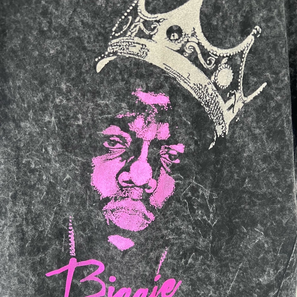 Biggie Smalls Notorious B.I.G. 1997 World Tour Graphic T-Shirt Hip Hop Rap Tee